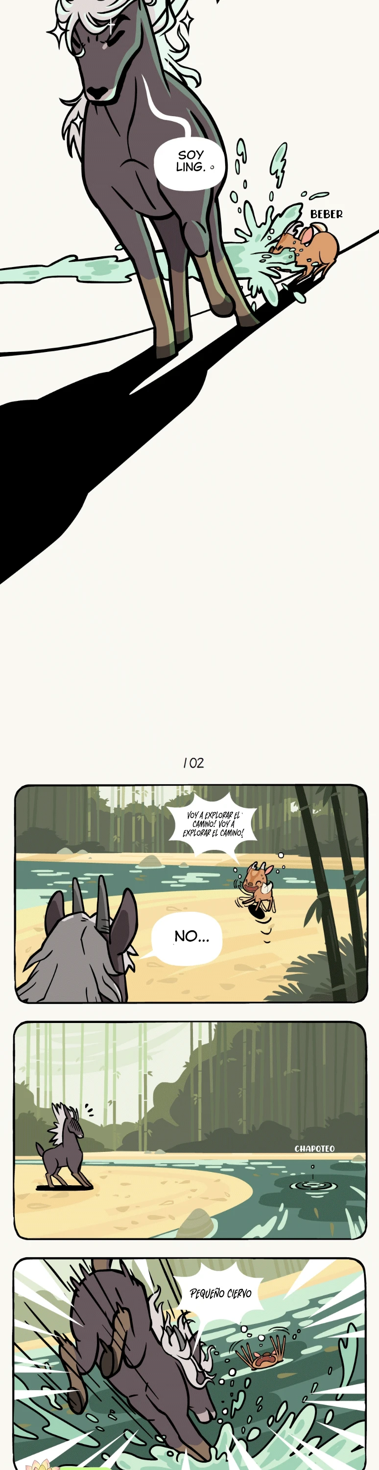 5 compañeros de bambu