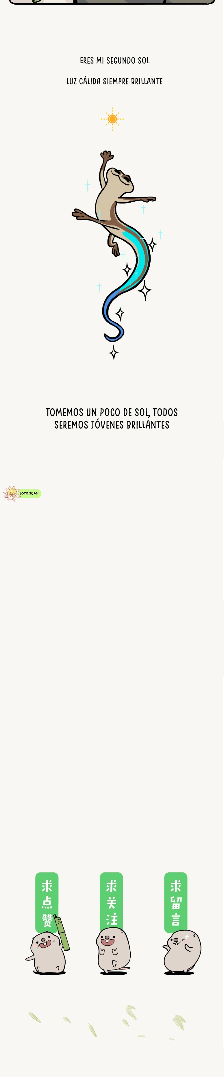 6 compañeros de bambu