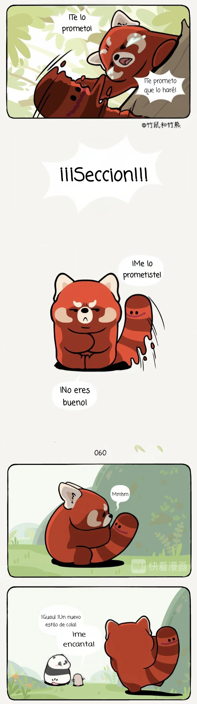 4 compañeros de bambu