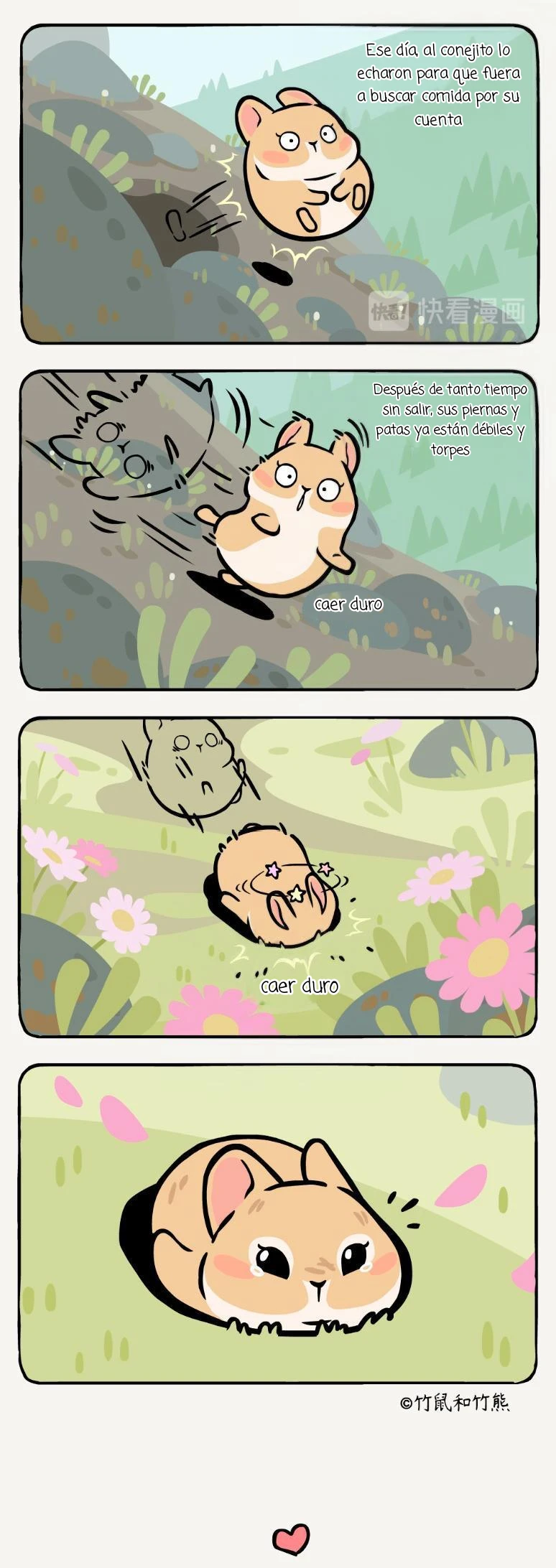 3 compañeros de bambu