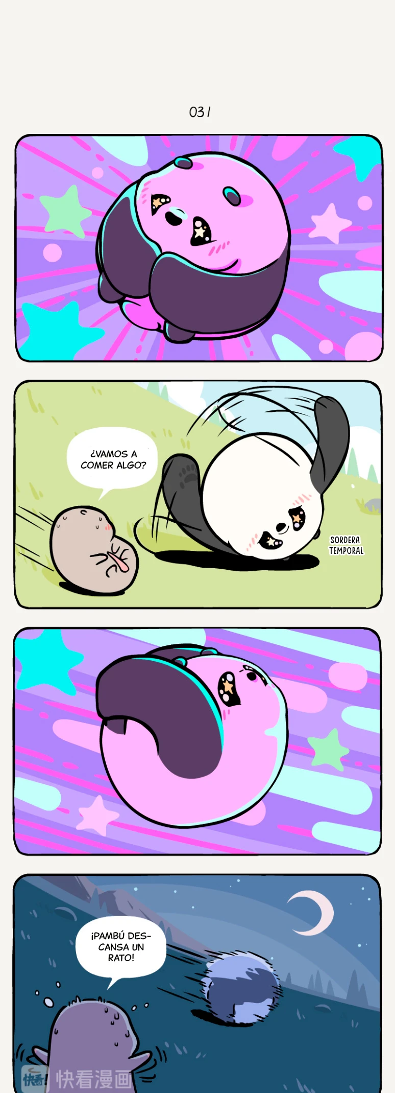 4 compañeros de bambu