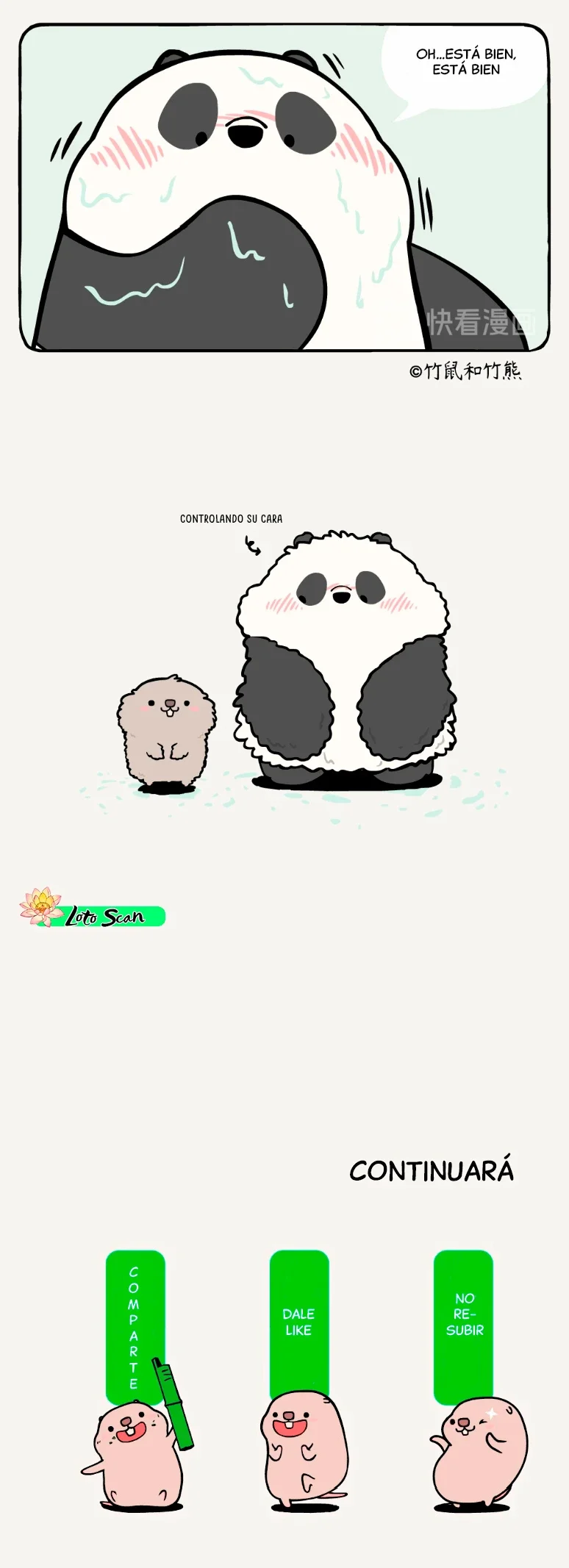 6 compañeros de bambu