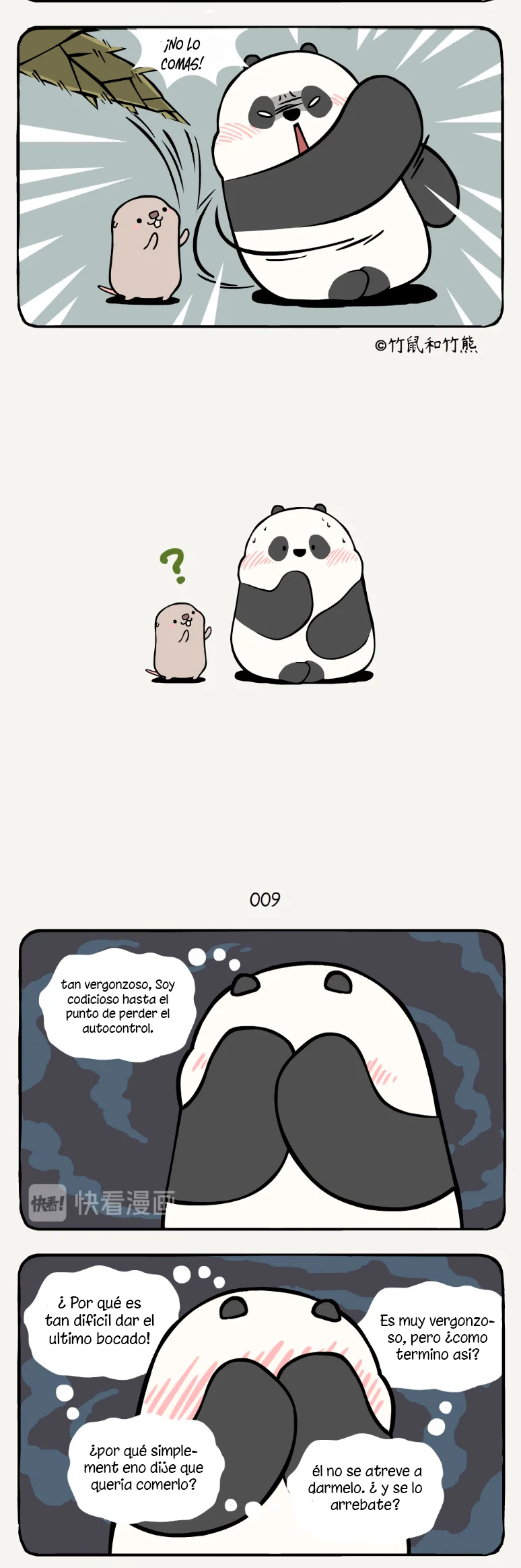 3 compañeros de bambu