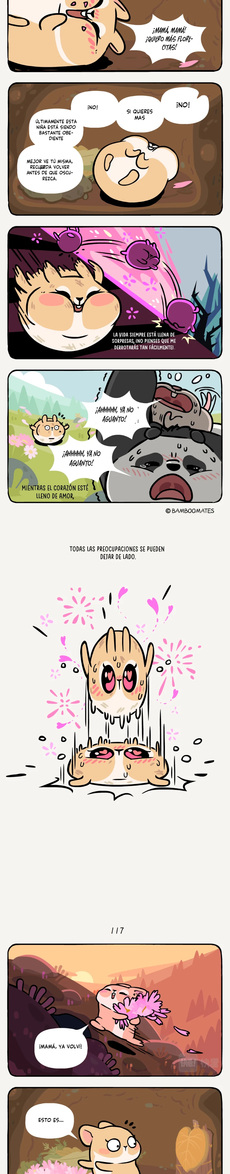 3 compañeros de bambu