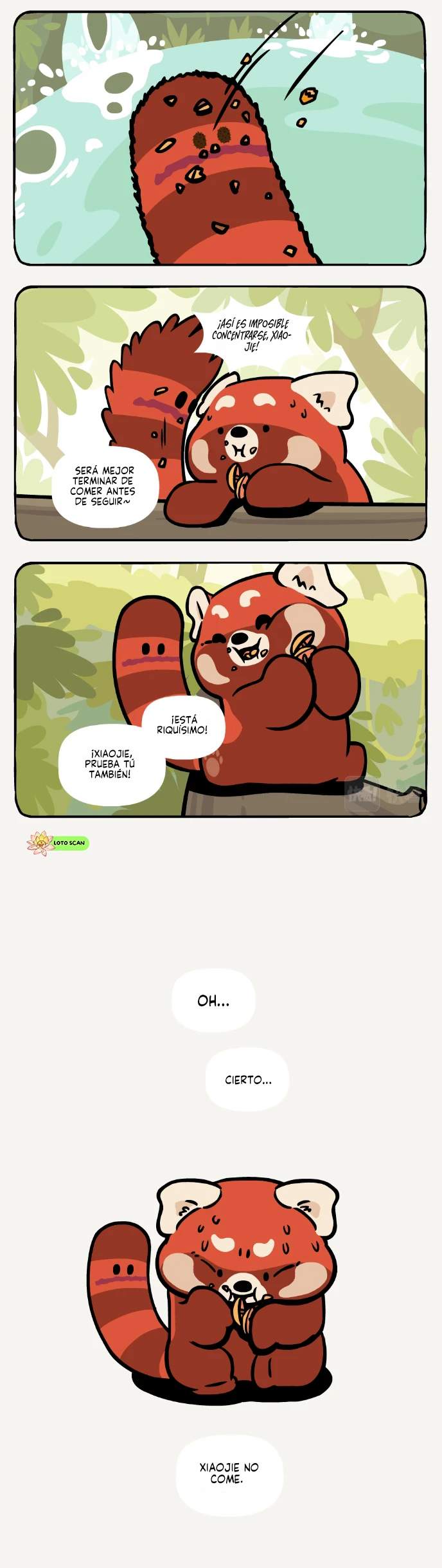 3 compañeros de bambu