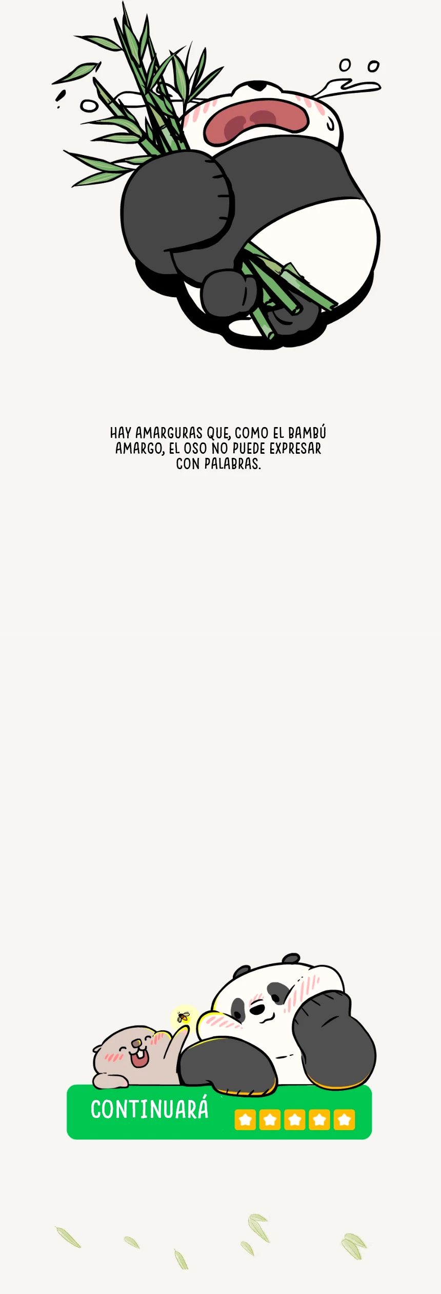 3 compañeros de bambu