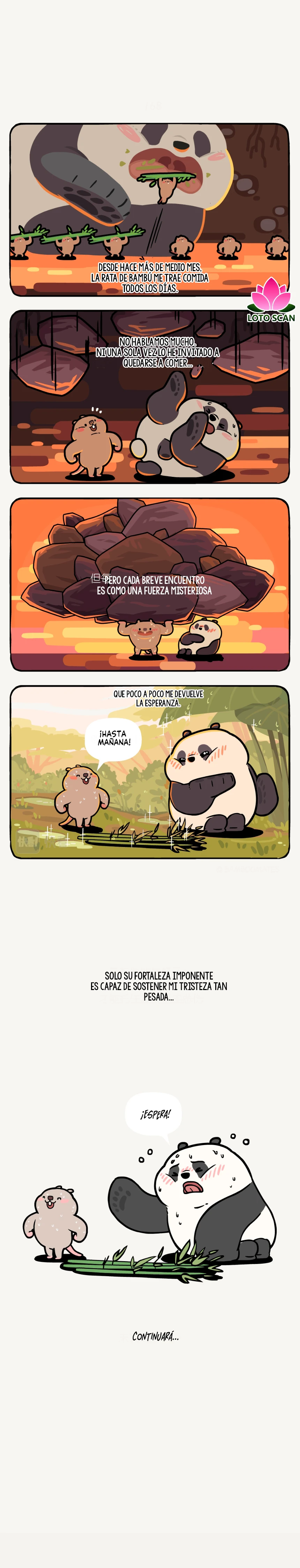 2 compañeros de bambu