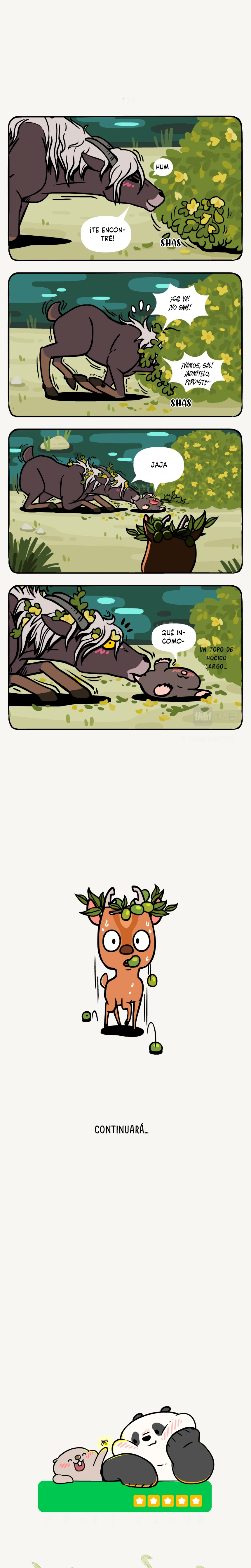 2 compañeros de bambu