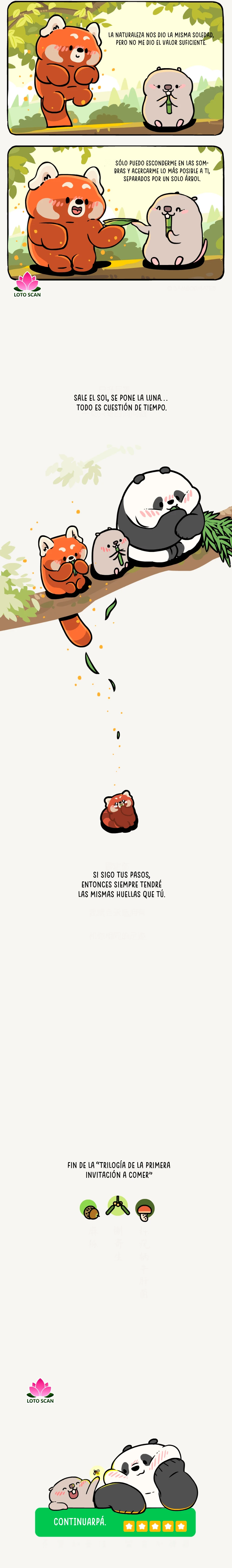 3 compañeros de bambu