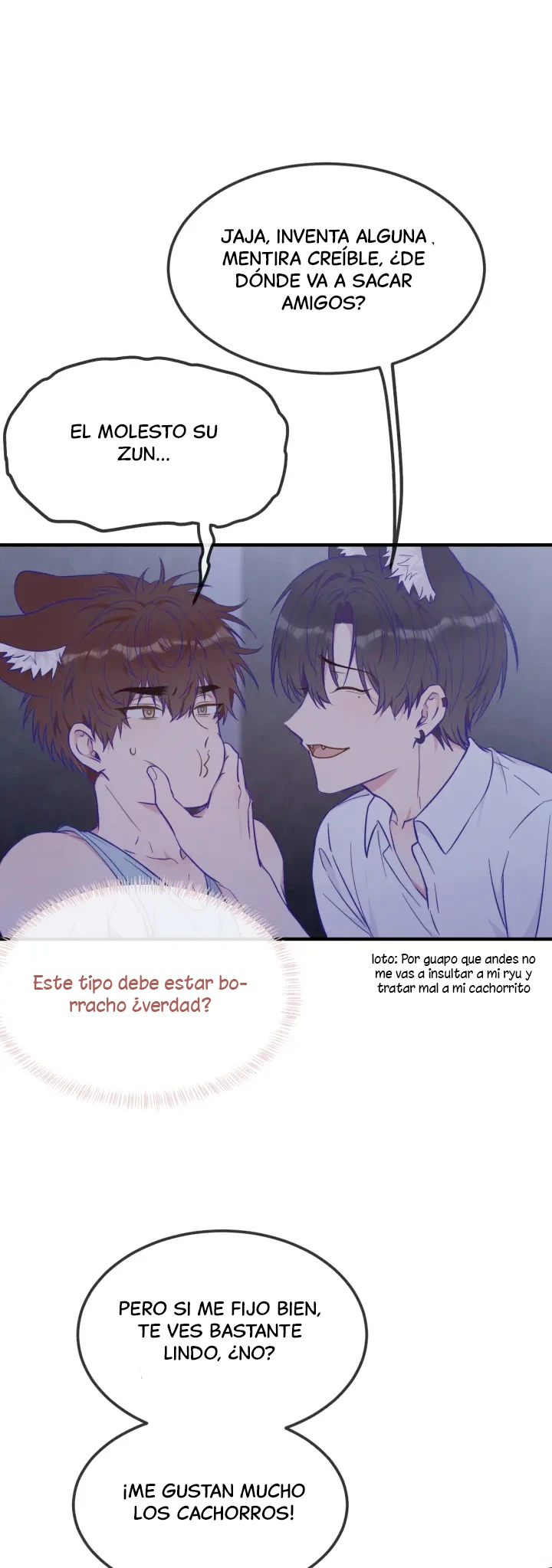 3 El cachorro mentiroso sera devorado