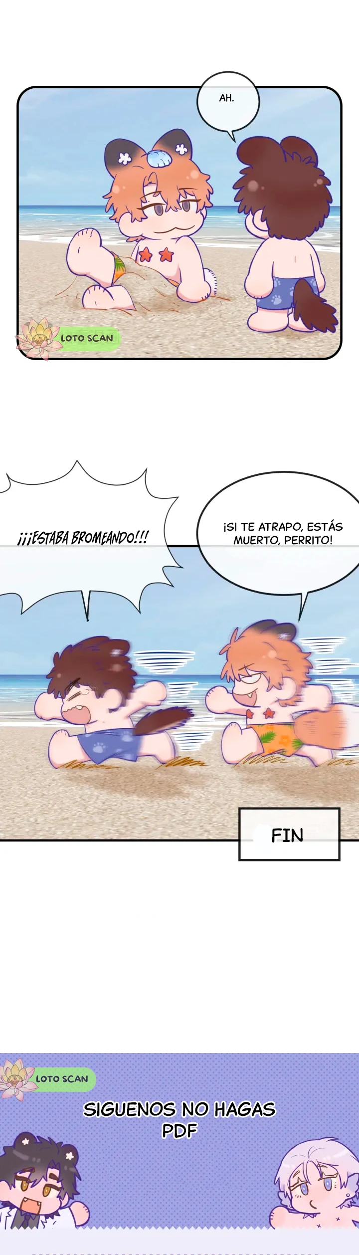 3 El cachorro mentiroso sera devorado