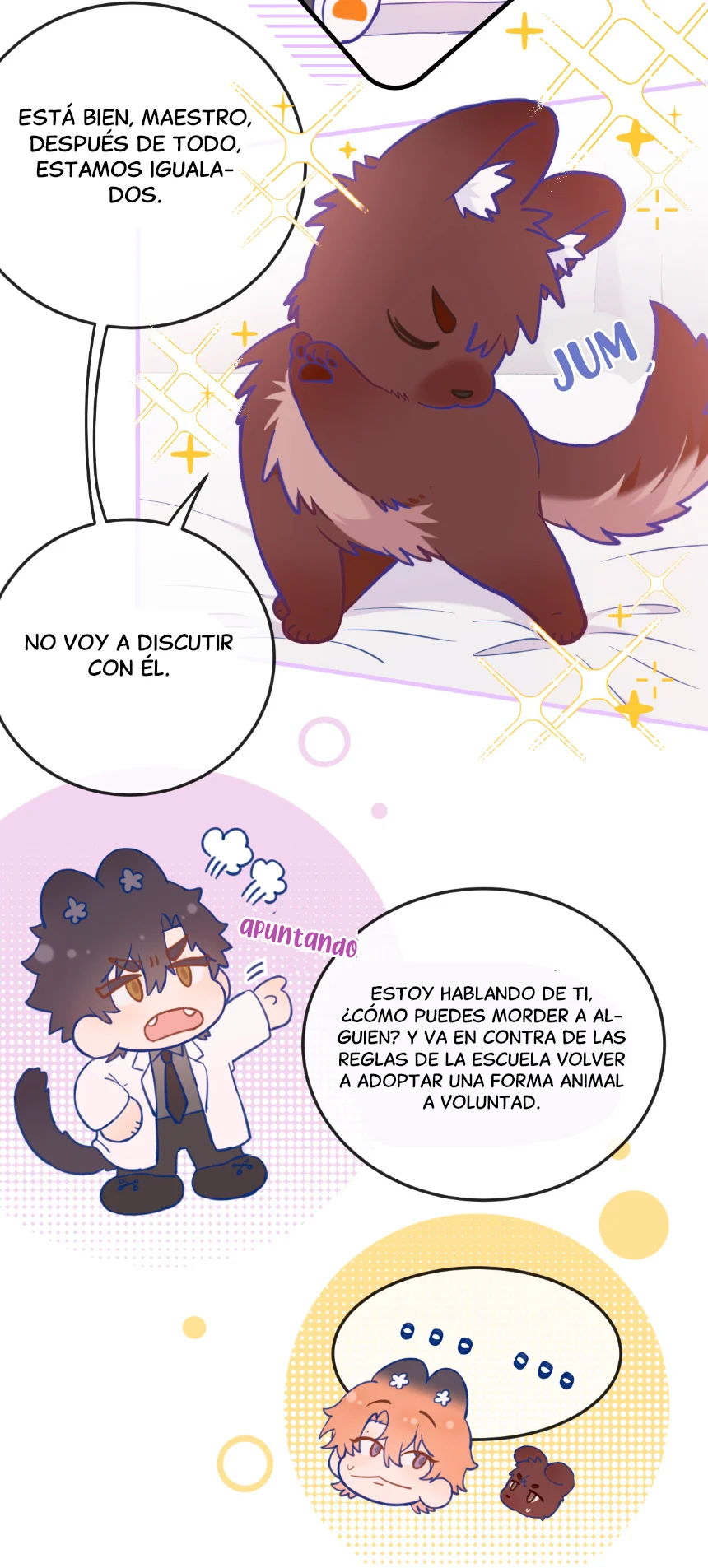 9 El cachorro mentiroso sera devorado