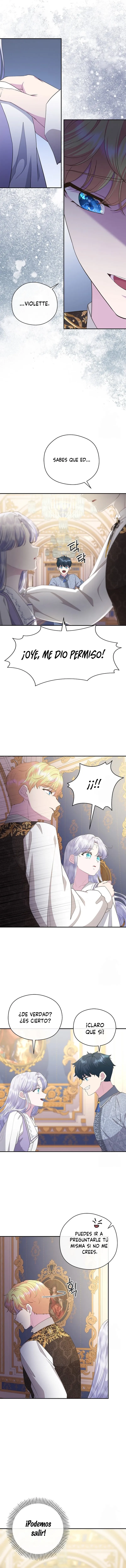 4 Las violetas que florecieron en el jardín