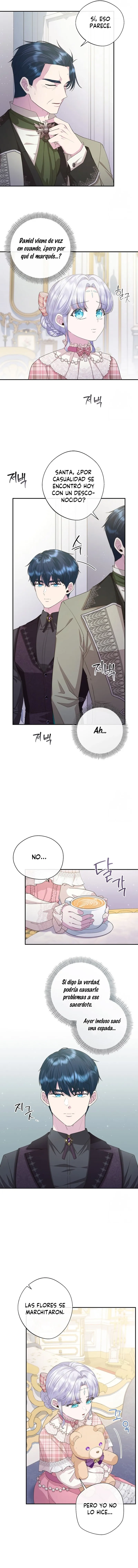 4 Las violetas que florecieron en el jardín