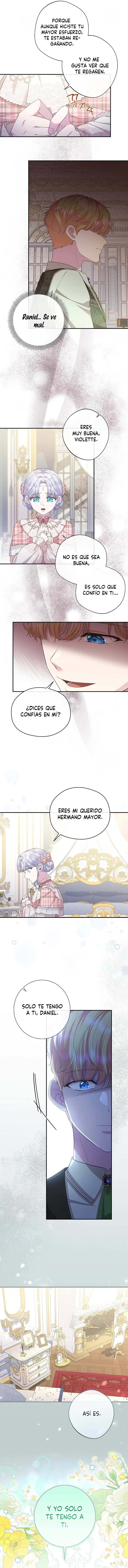 9 Las violetas que florecieron en el jardín