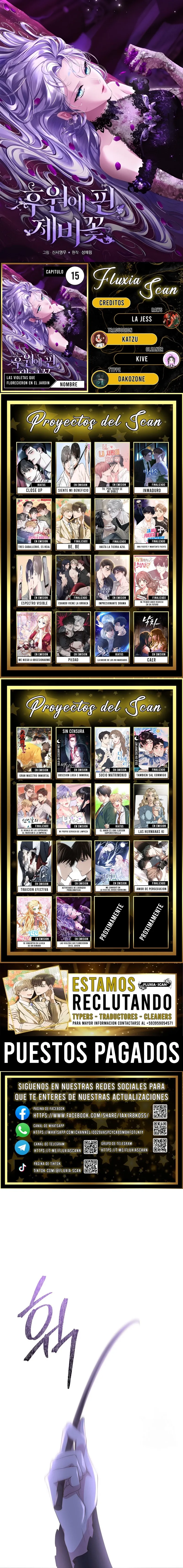 0 Las violetas que florecieron en el jardín