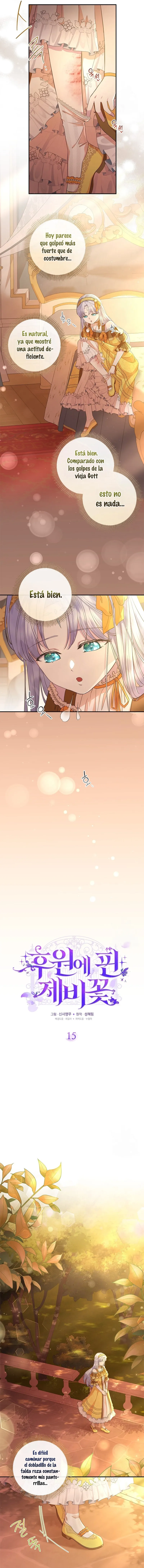 3 Las violetas que florecieron en el jardín