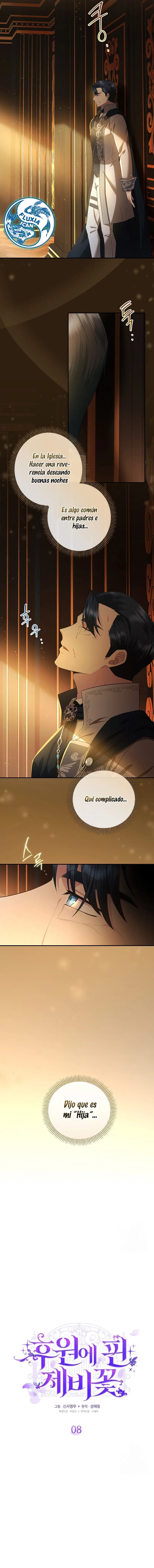 4 Las violetas que florecieron en el jardín