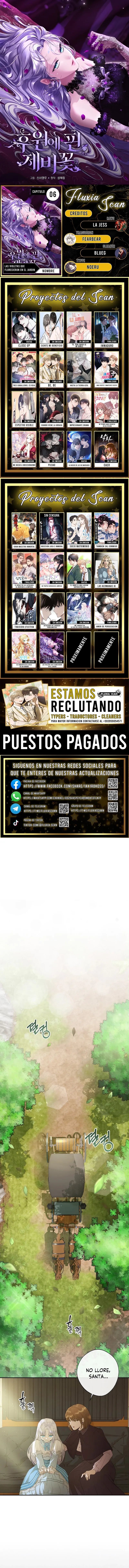 0 Las violetas que florecieron en el jardín