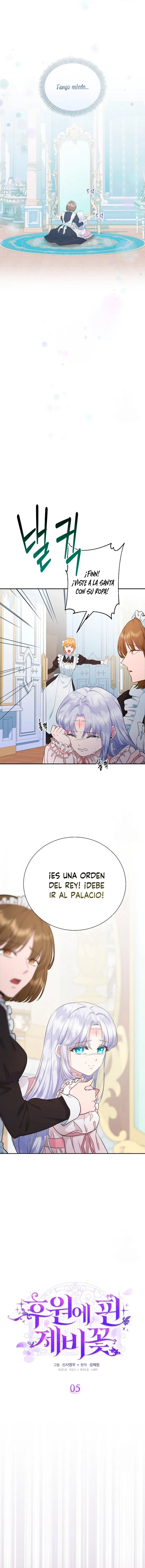 7 Las violetas que florecieron en el jardín