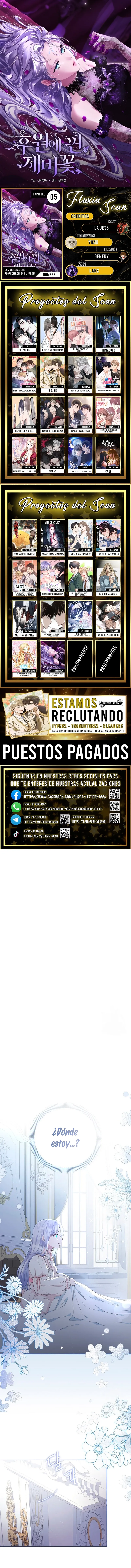 0 Las violetas que florecieron en el jardín