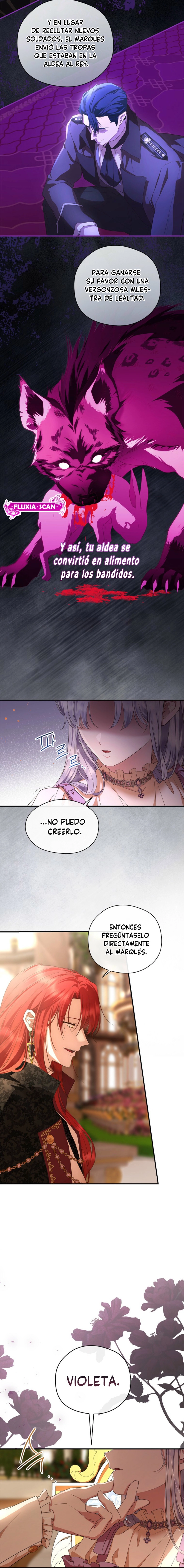 6 Las violetas que florecieron en el jardín