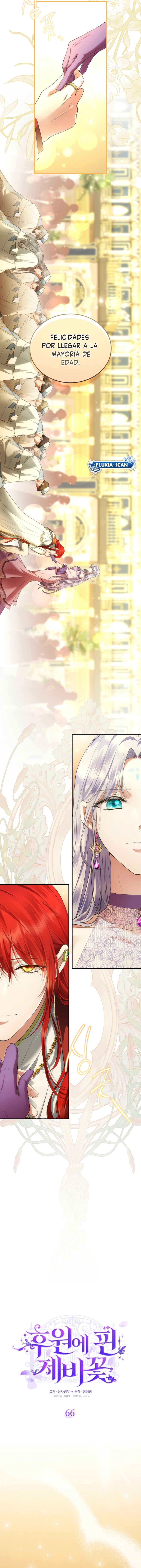 2 Las violetas que florecieron en el jardín