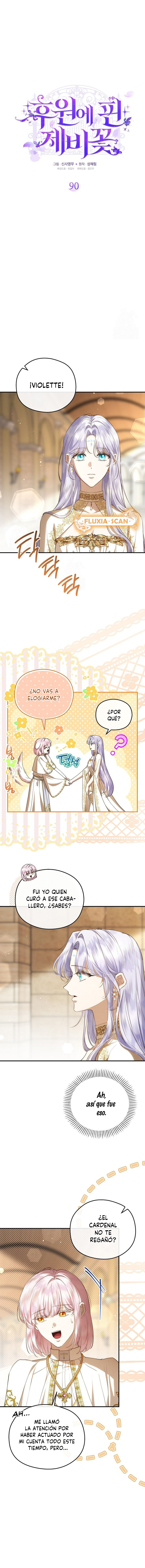 9 Las violetas que florecieron en el jardín