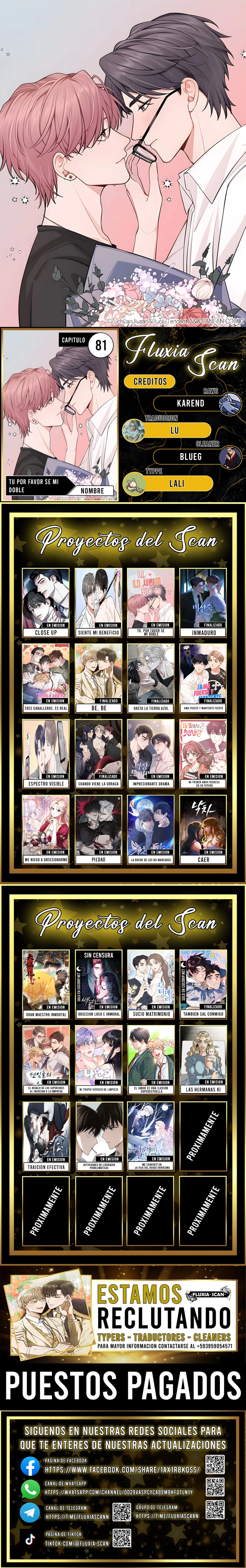 0 ¡Tú, por favor, sé mi doble!