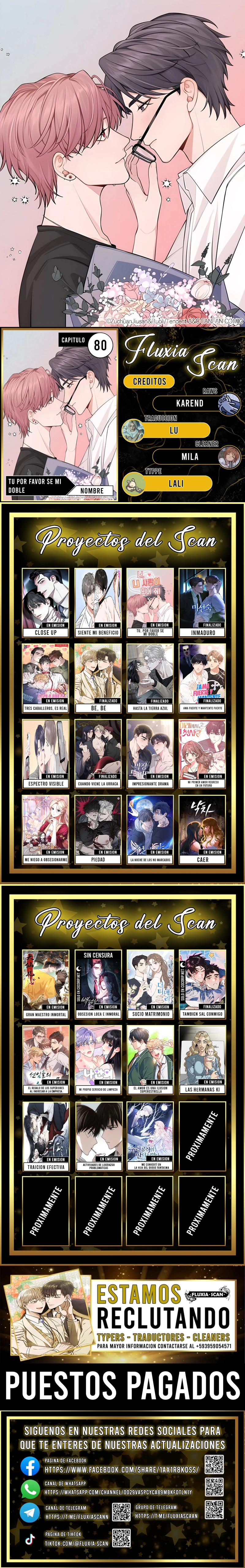 0 ¡Tú, por favor, sé mi doble!