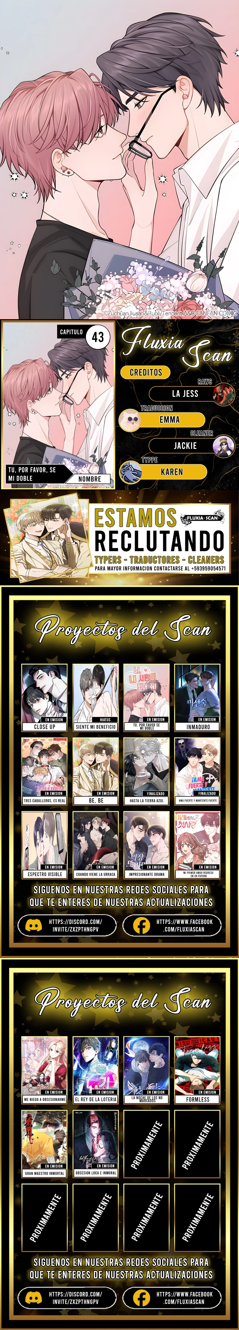 0 ¡Tú, por favor, sé mi doble!