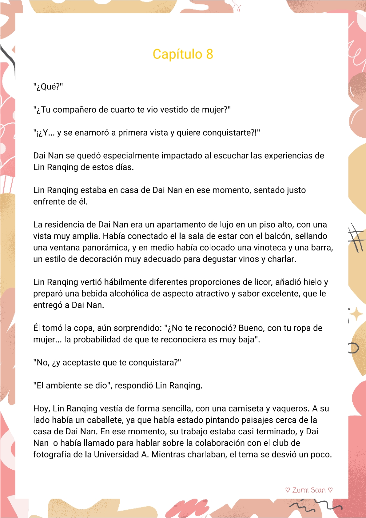 1 Soy hetero, pero mi compañero de cuarto travestido huele muy bien