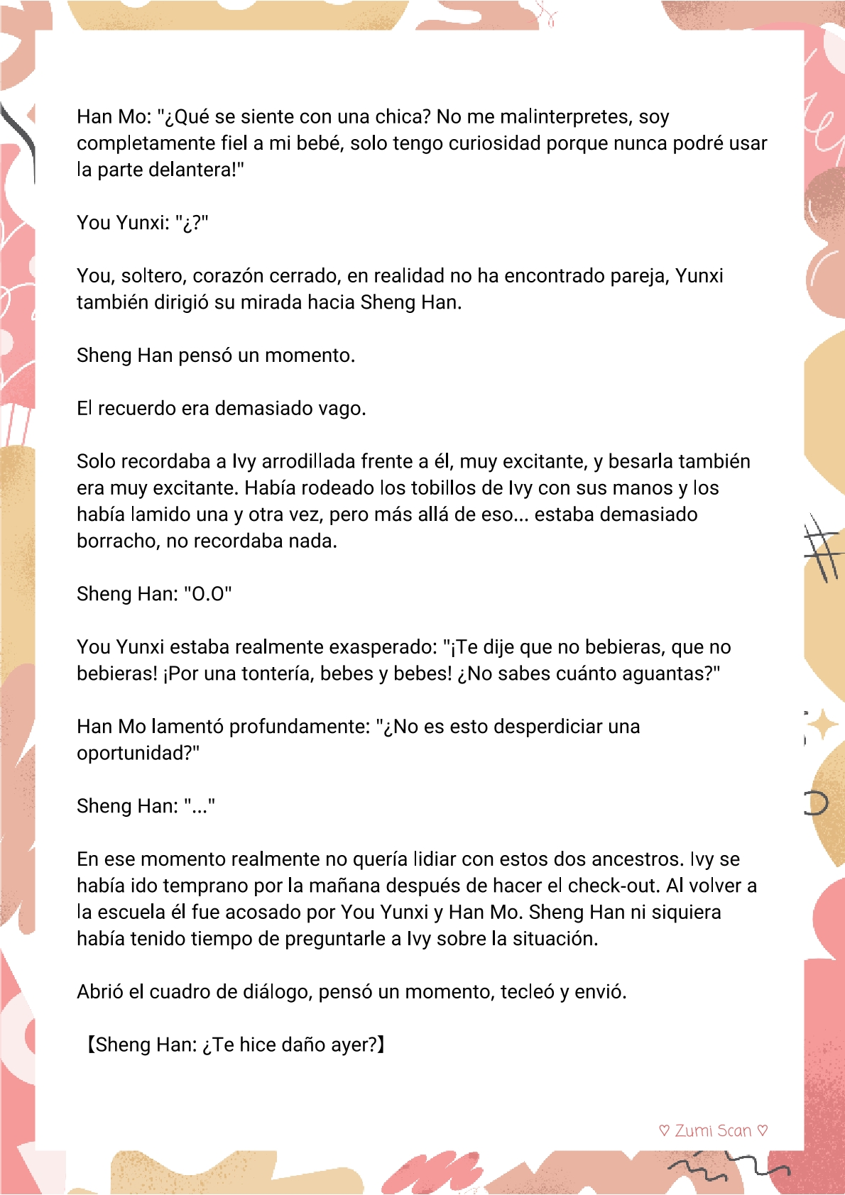 3 Soy hetero, pero mi compañero de cuarto travestido huele muy bien