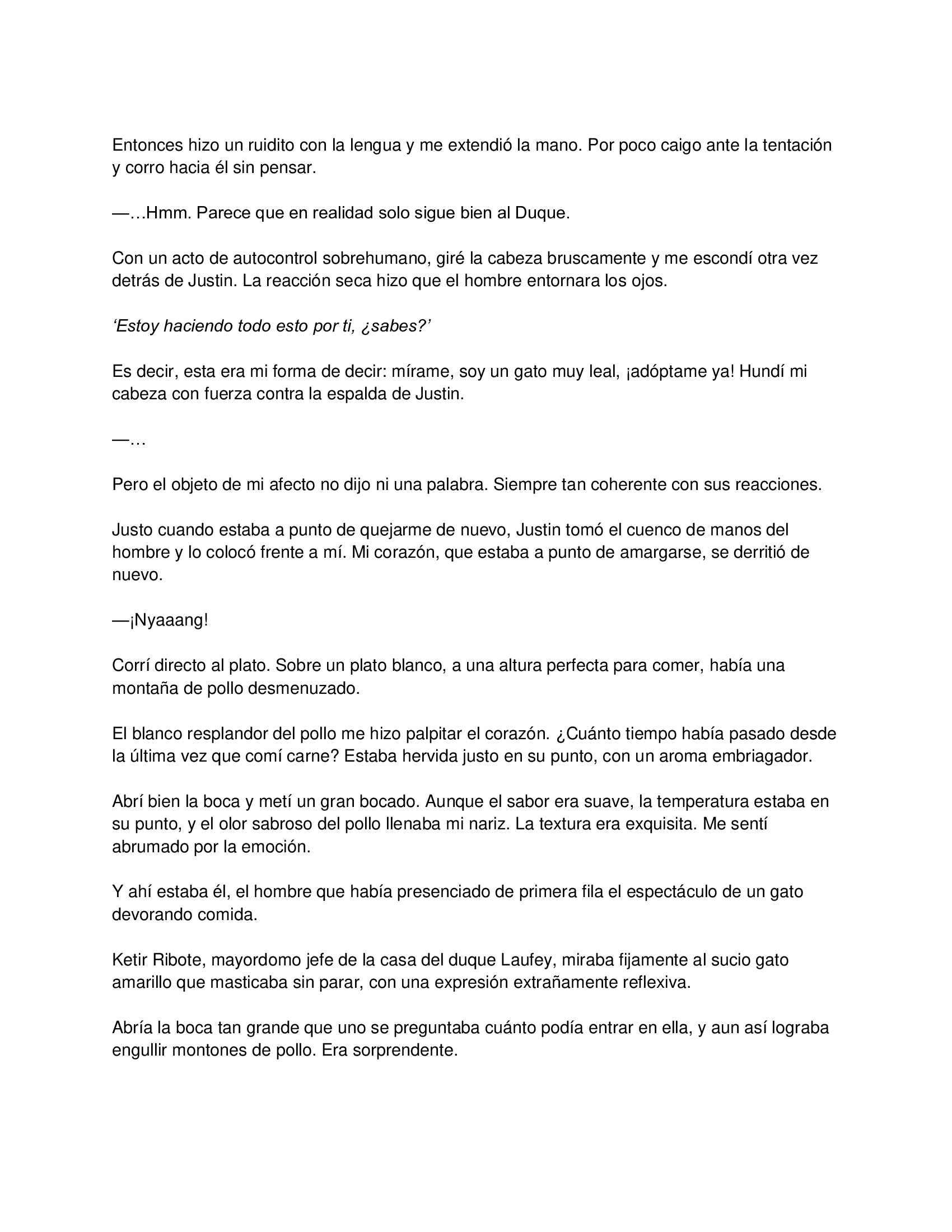 1 El gato está en huelga