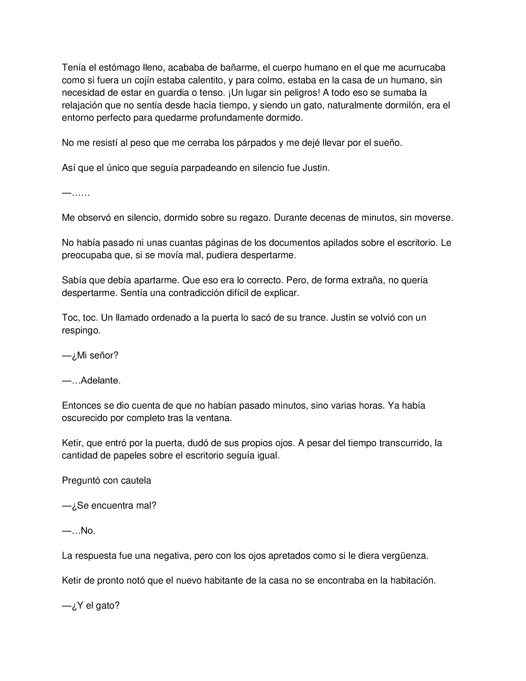 0 El gato está en huelga