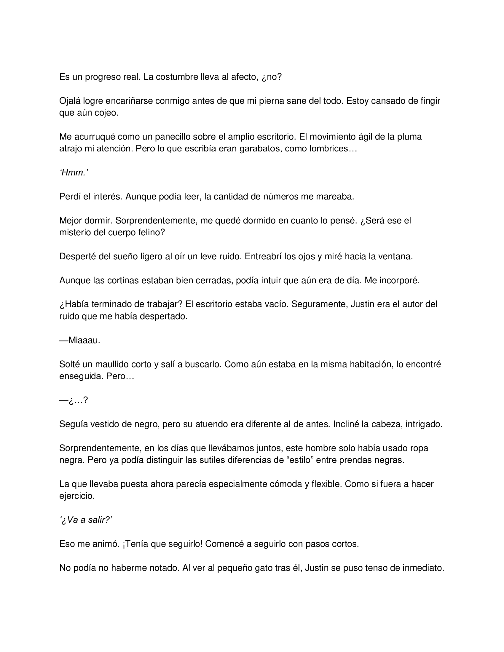 4 El gato está en huelga