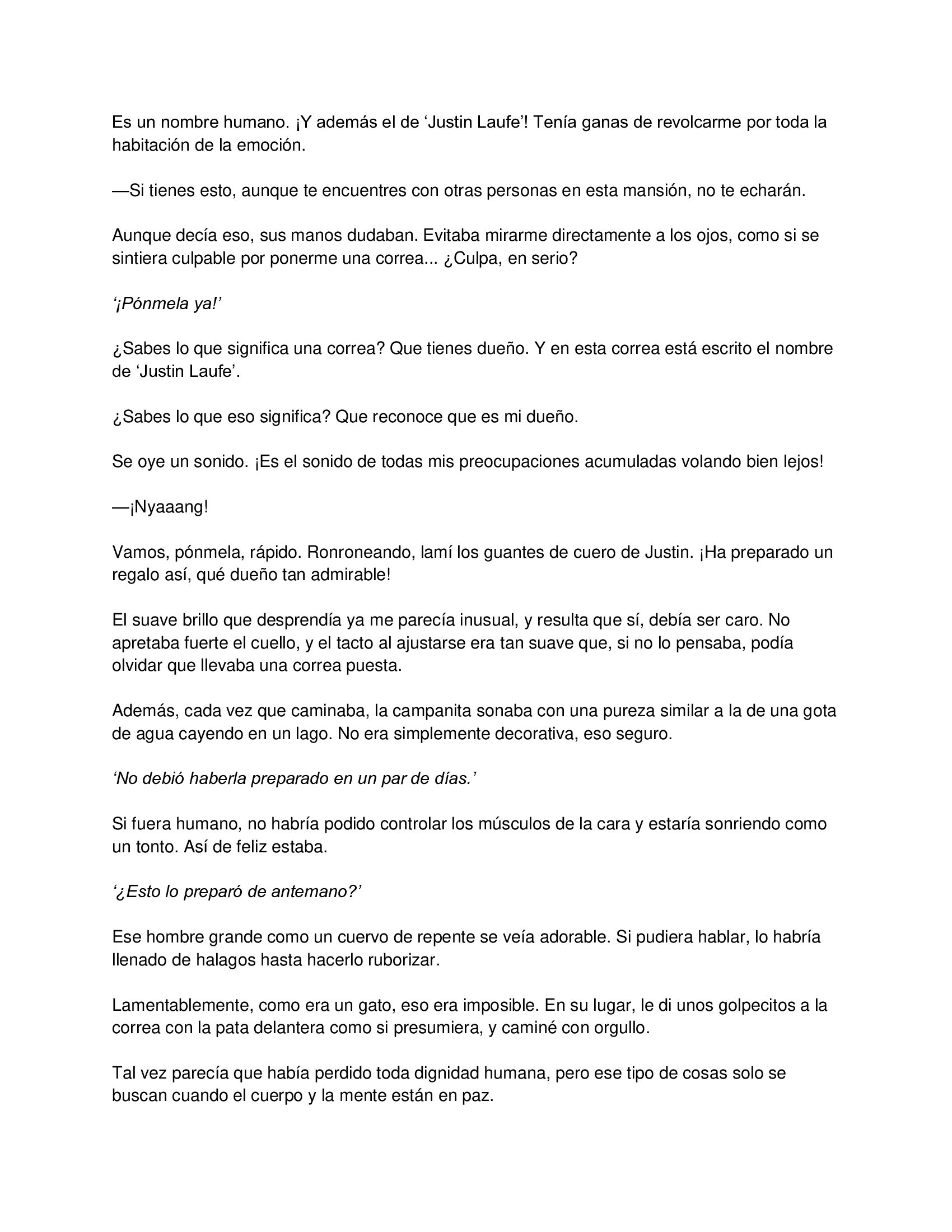 0 El gato está en huelga