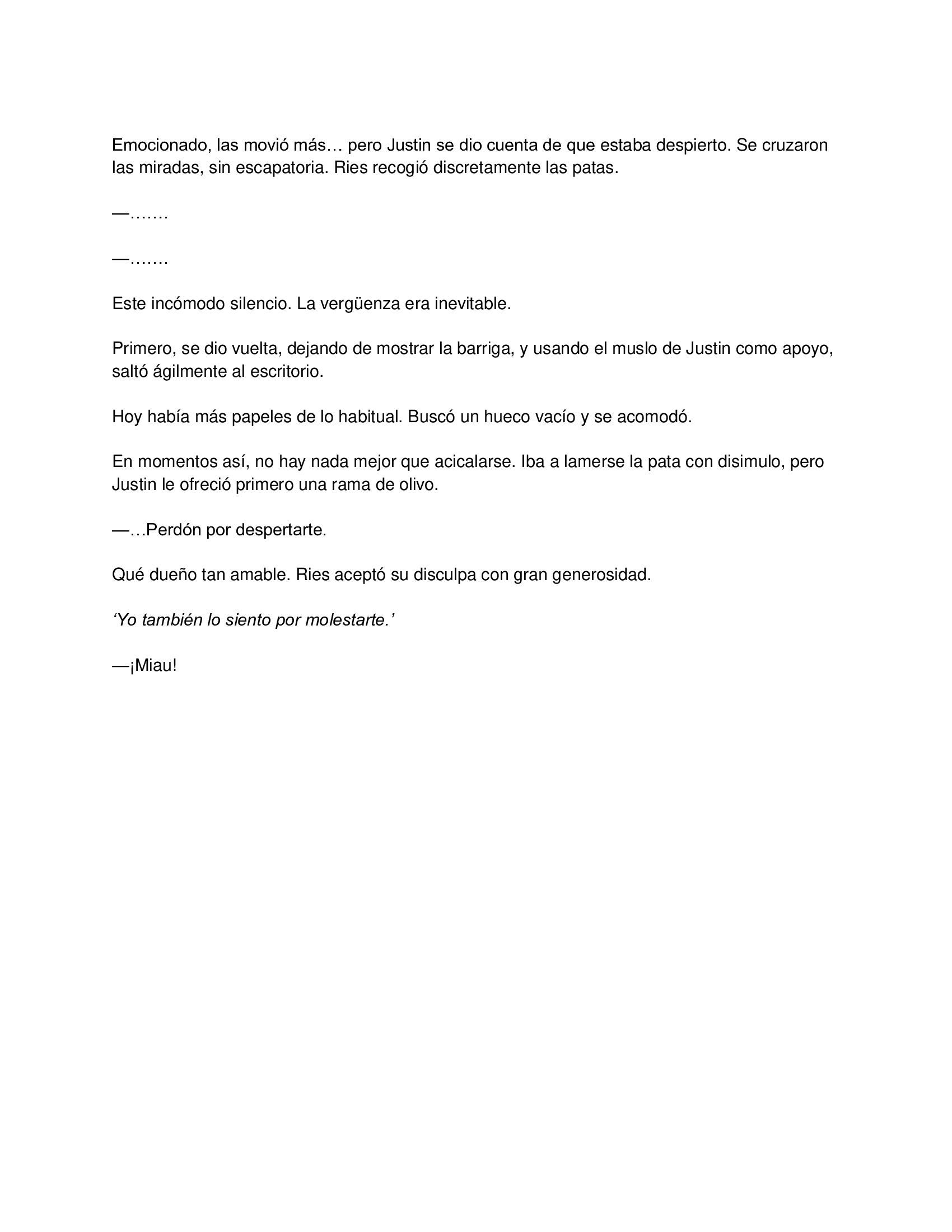 5 El gato está en huelga