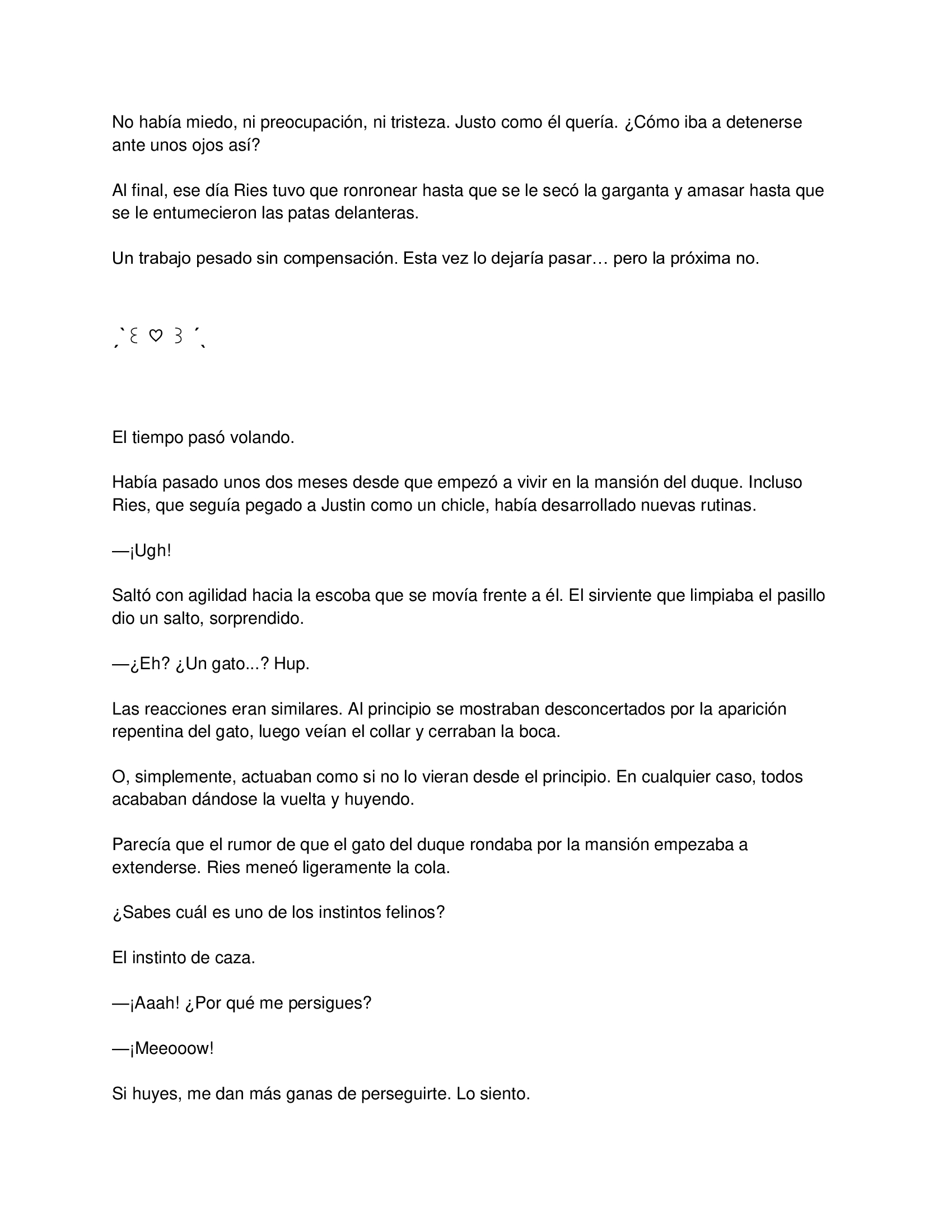 1 El gato está en huelga