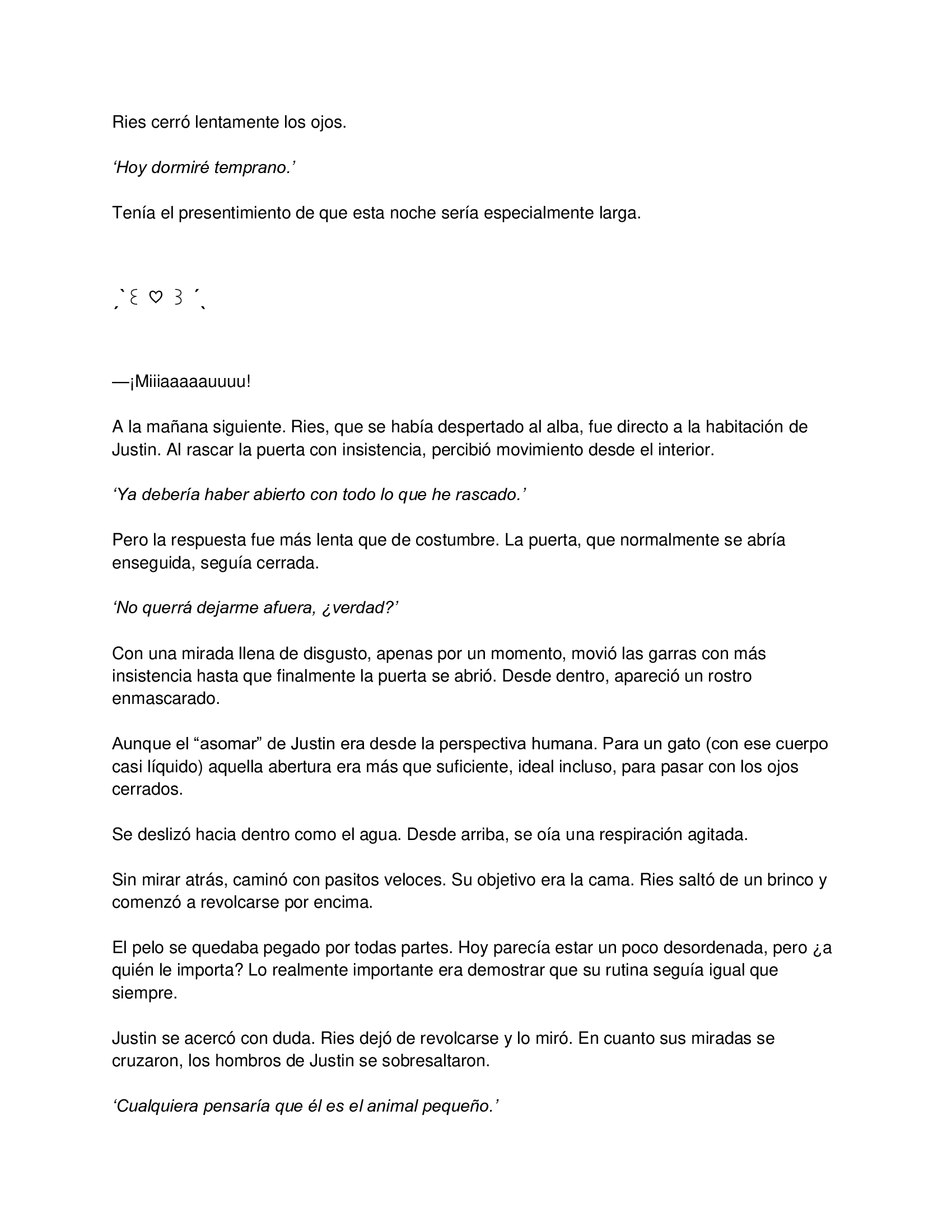 2 El gato está en huelga