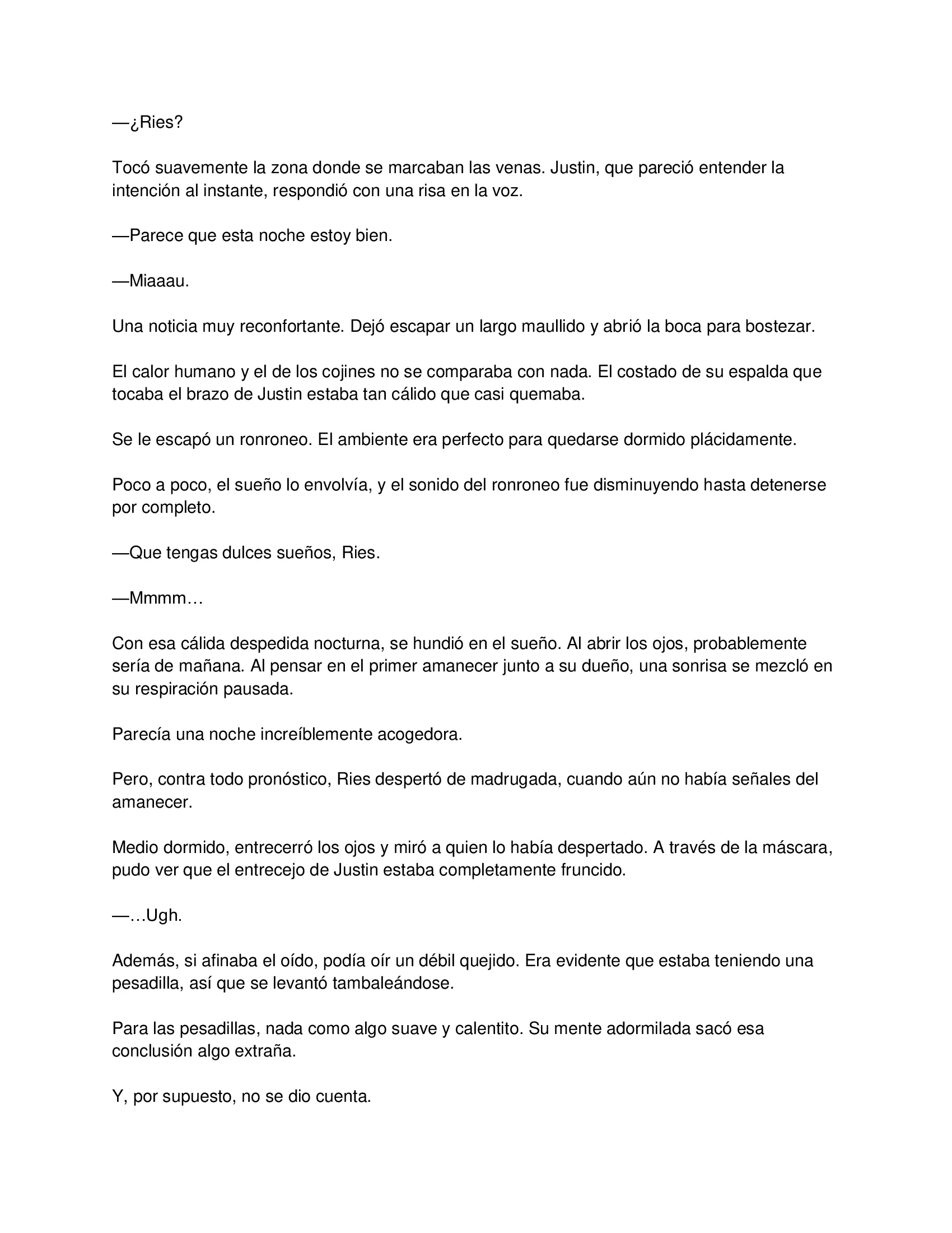 6 El gato está en huelga