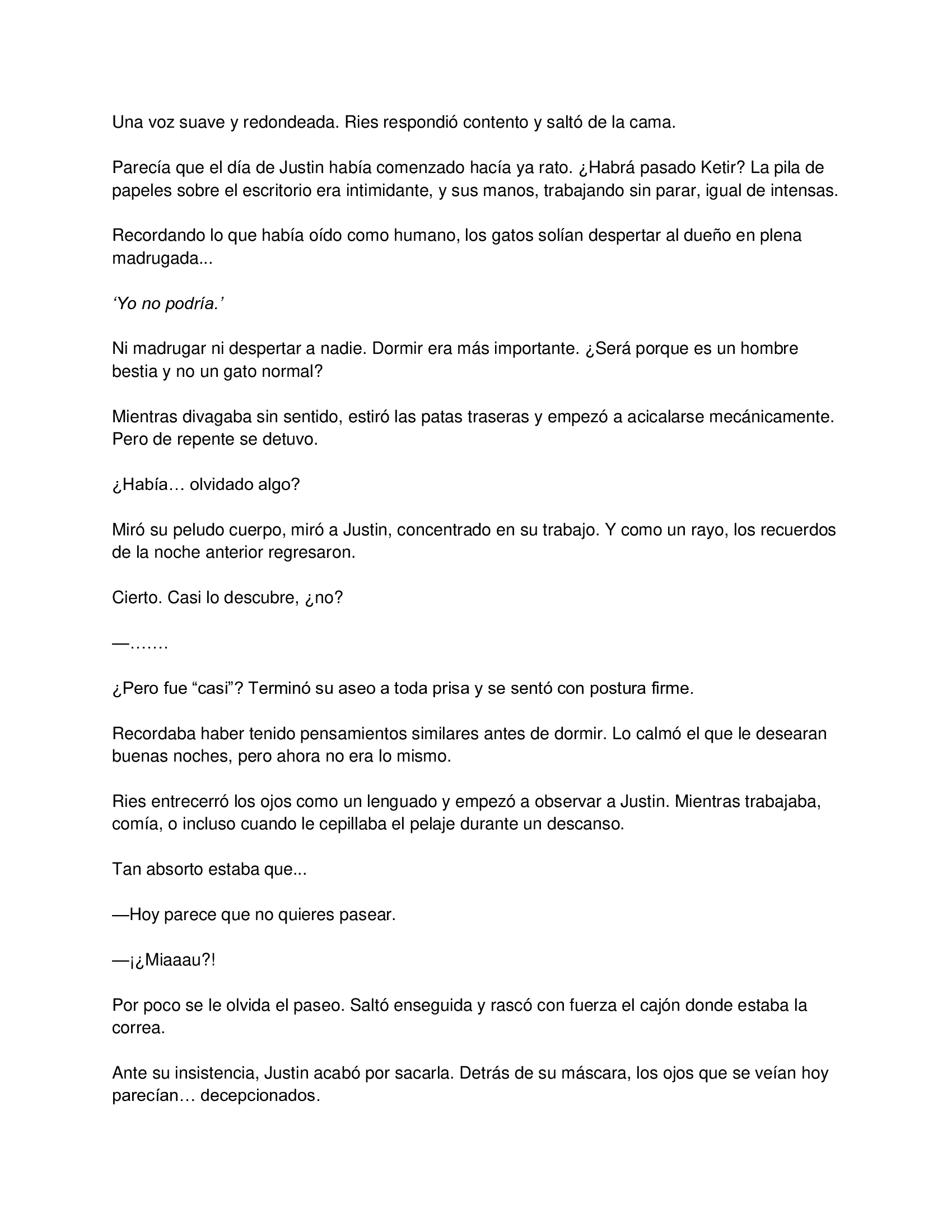 5 El gato está en huelga