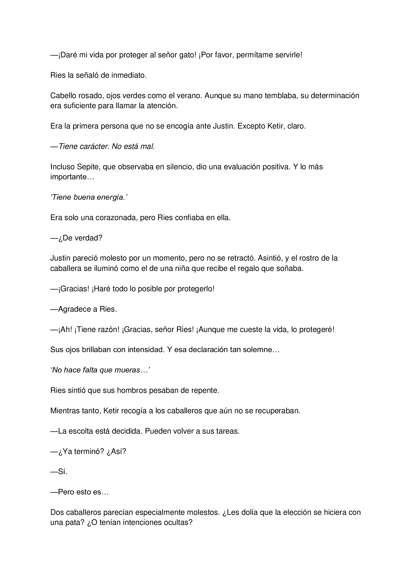 1 El gato está en huelga