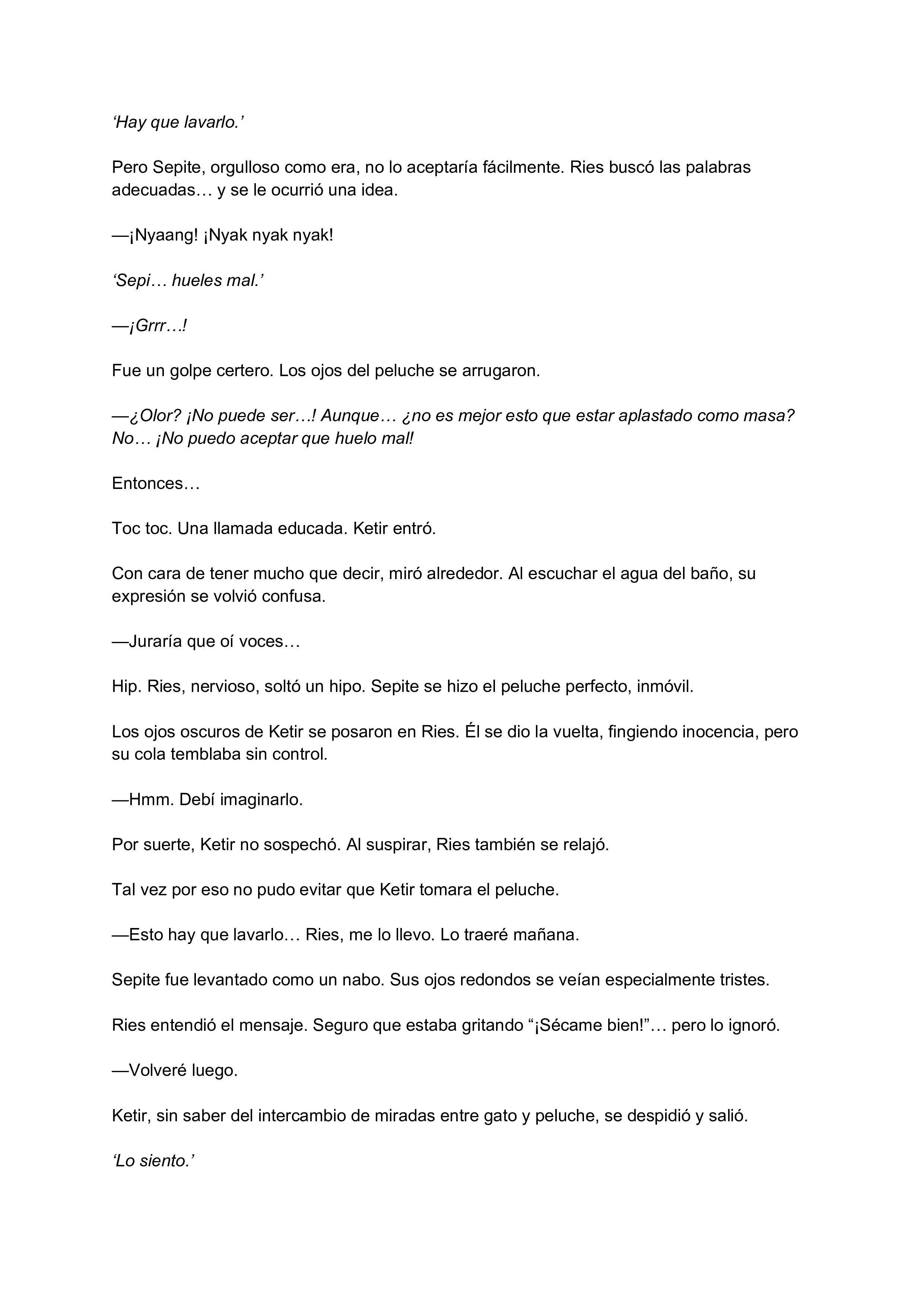 2 El gato está en huelga