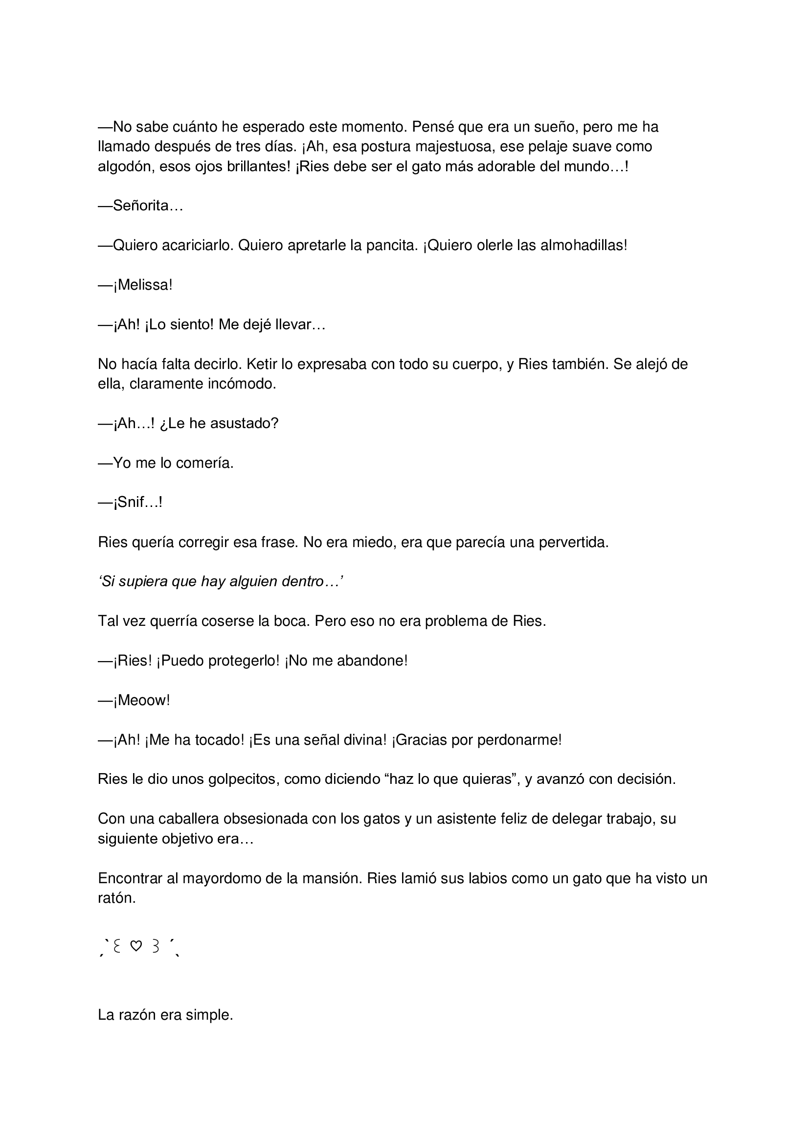 2 El gato está en huelga