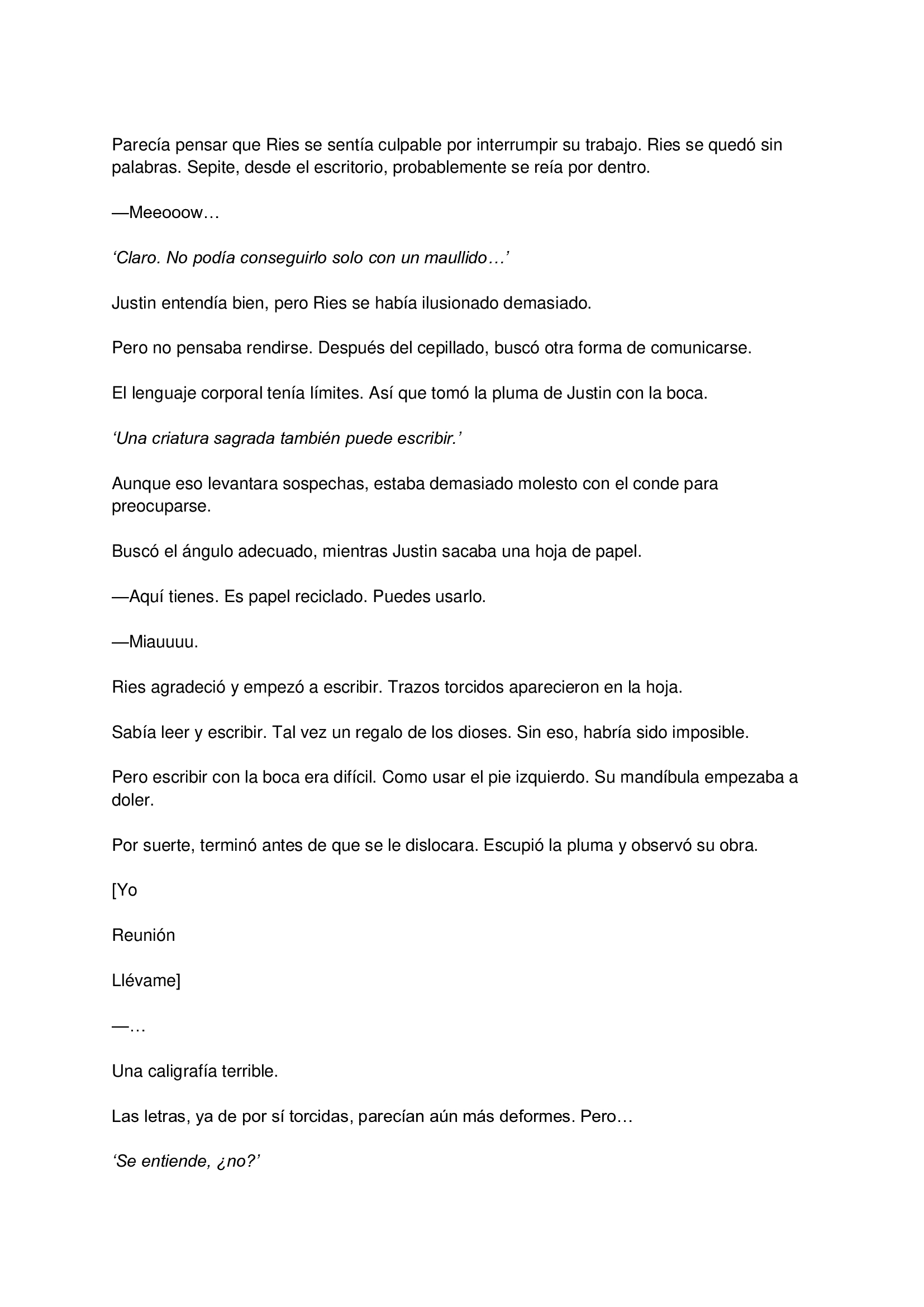 3 El gato está en huelga